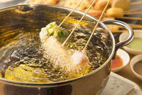 『串揚げ・串天ブッフェ くし葉』の串揚げイメージ