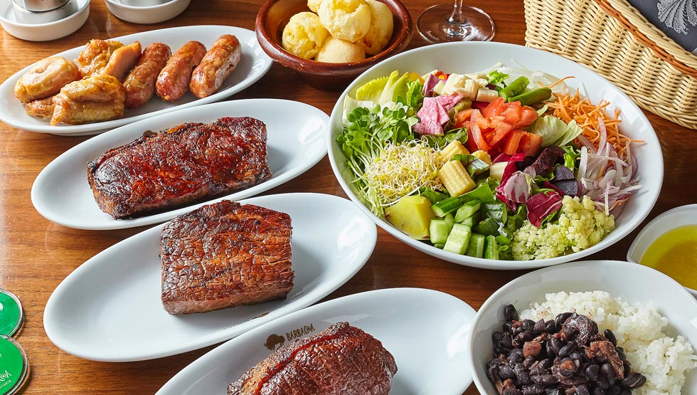 『BARBACOA（バルバッコア）』の「シュラスコセット」