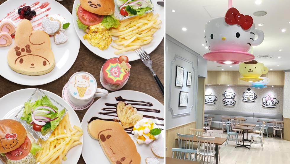 『SANRIO CAFE 池袋店』の料理イメージと店内