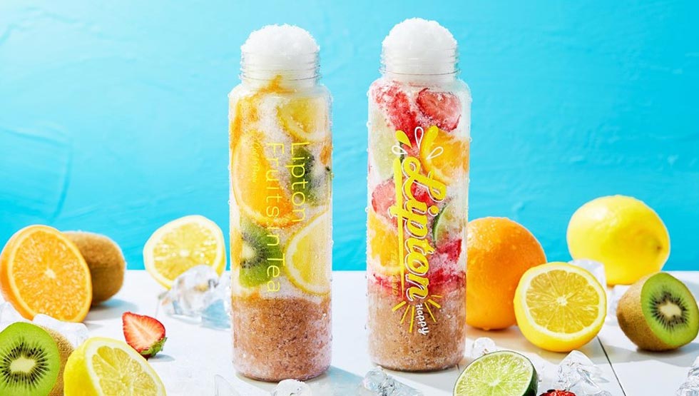 『Lipton TEA STAND Fruits in Tea』の「パフェ氷」