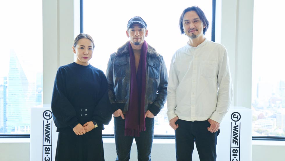 『J-WAVE NIHONMONO LOUNGE』の中田英寿氏ほか