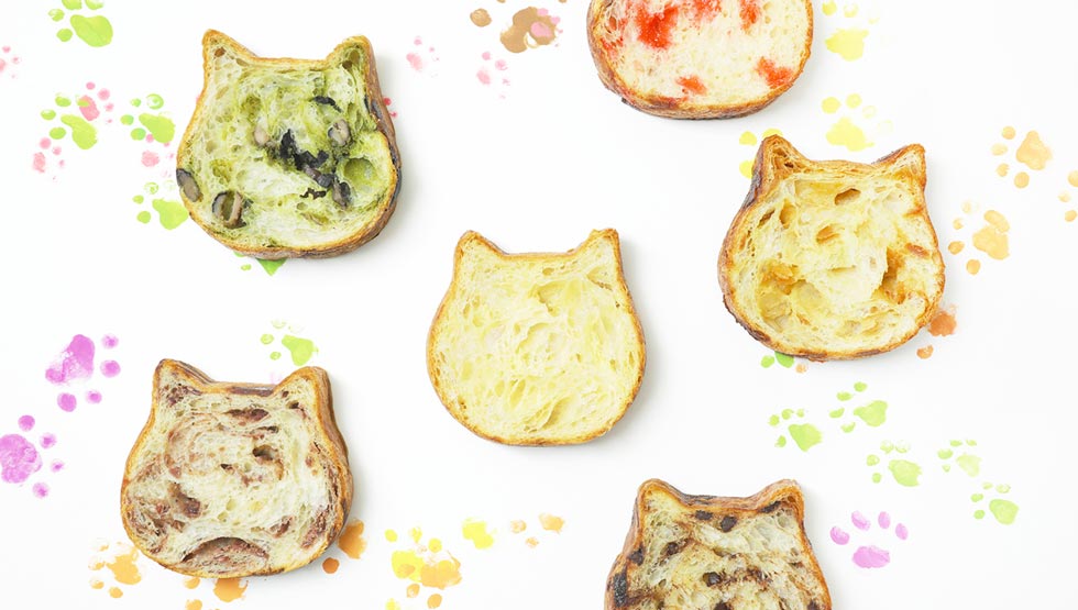 『東京ねこねこ 銀座店』の「東京ねこねこ食パン プラリネロゼ」
