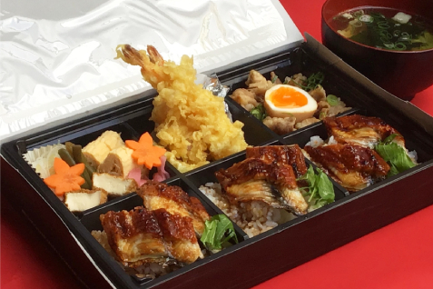 「旬彩工房　喜あじ 本町店」の鰻彩り弁当