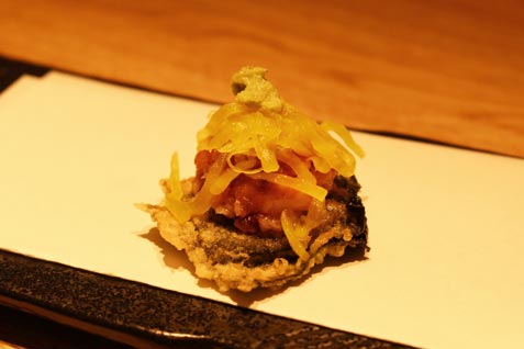 『天ぷらとワイン 大塩』の天ぷら