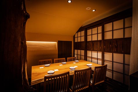 『うな富士』の店内