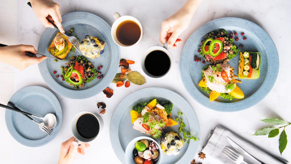 『Deli & Cafe Blue Globe Tokyo（デリ＆カフェ ブルーグローブ トウキョウ）』の店内