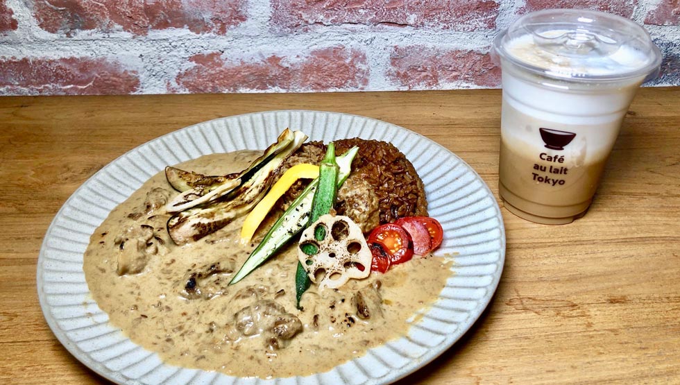 『カフェオレトーキョー』の「カフェオレ専門店のカフェオレカレー」