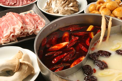 『中華料理 逸品火鍋』のおすすめ「逸品伝統オシドリ食べ放題コース」
