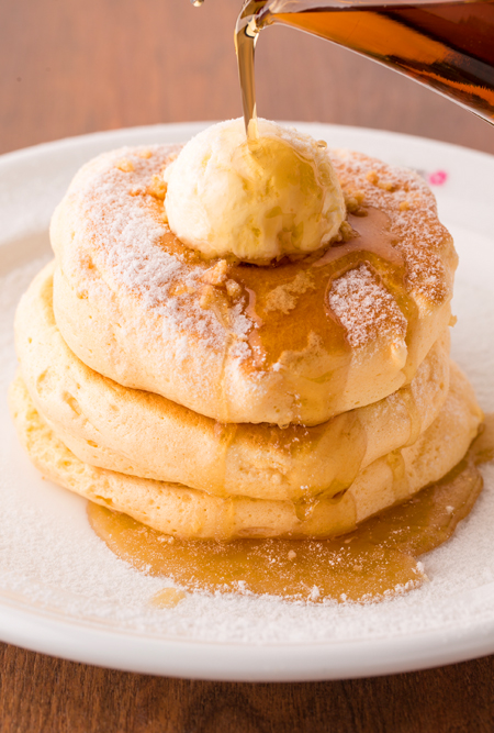 「Merengue岸根公園店」の「ホイップバターパンケーキ」