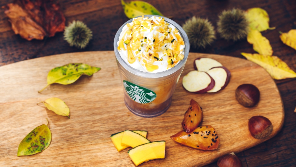 スタバ「「オータム スイート ポテト フラペチーノ」2
