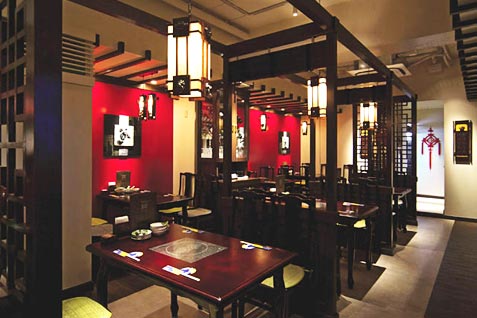 「蒙古苑 新宿」の店内