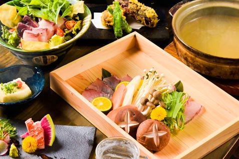 「ぞんぶん 新宿三丁目店」の「金目鯛しゃぶしゃぶ」