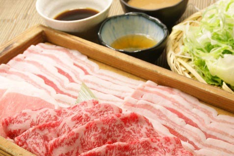 「島津」のしゃぶしゃぶ例