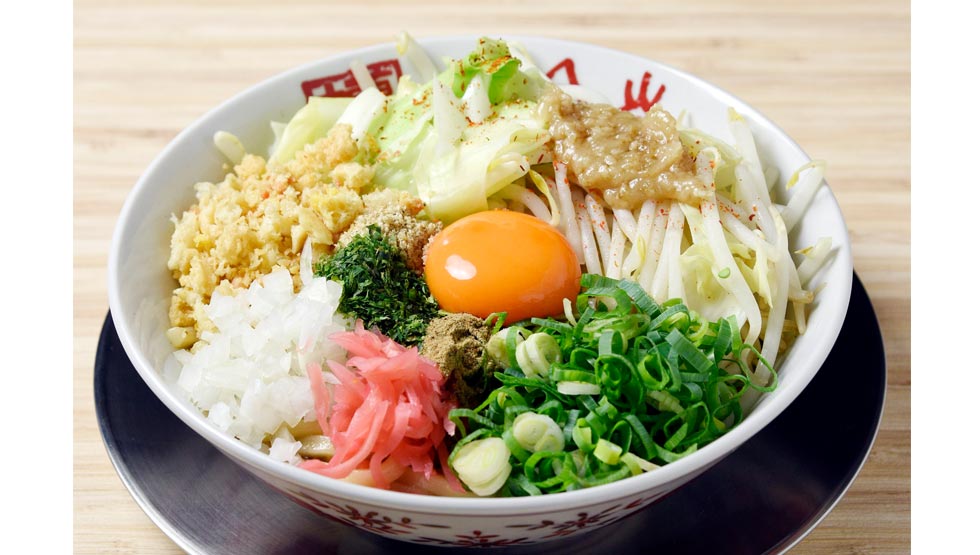 『一風堂 浅草橋本舗』の「博多もんじゃそば」