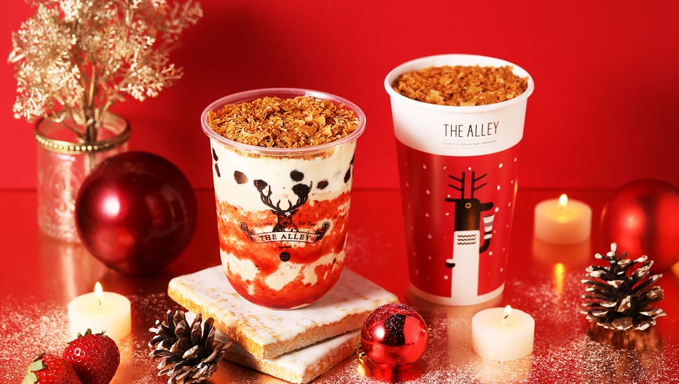 『THE ALLEY』のXmas限定スイーツラテ