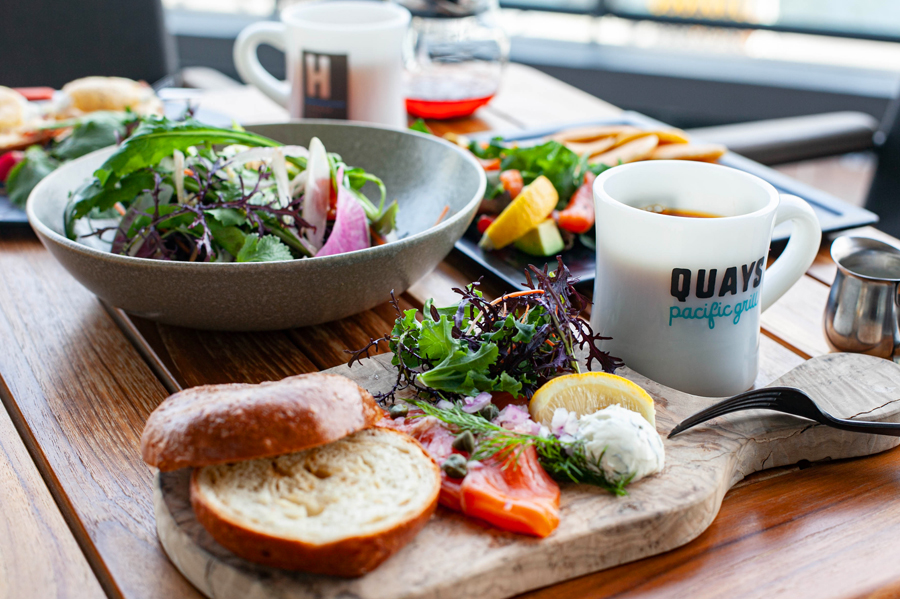 「QUAYS pacific grill」のモーニング