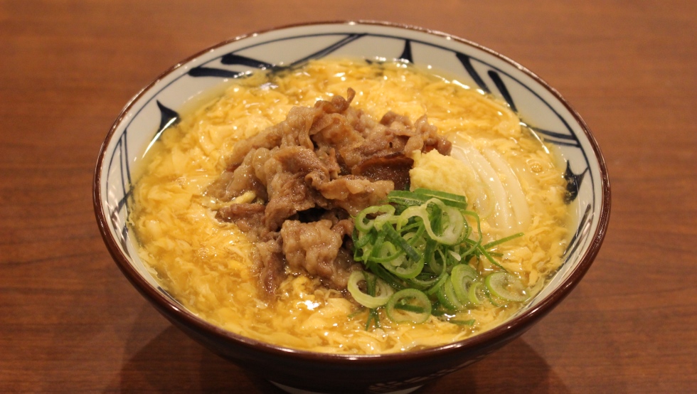 「肉たまあんかけうどん」