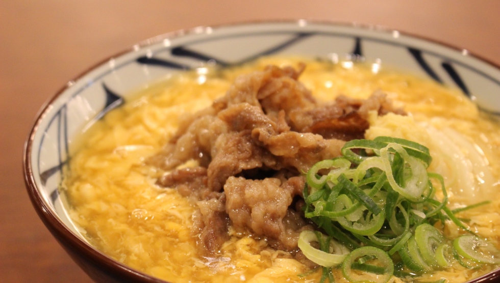 『丸亀製麺』の「肉たまあんかけうどん」