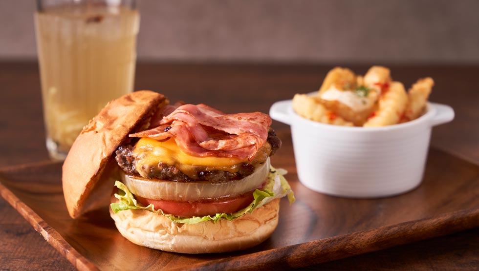 『Ju the burger（ジューザバーガー）』のハンバーガー