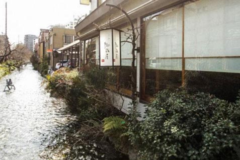 『りょうりや御旅屋』と高瀬川