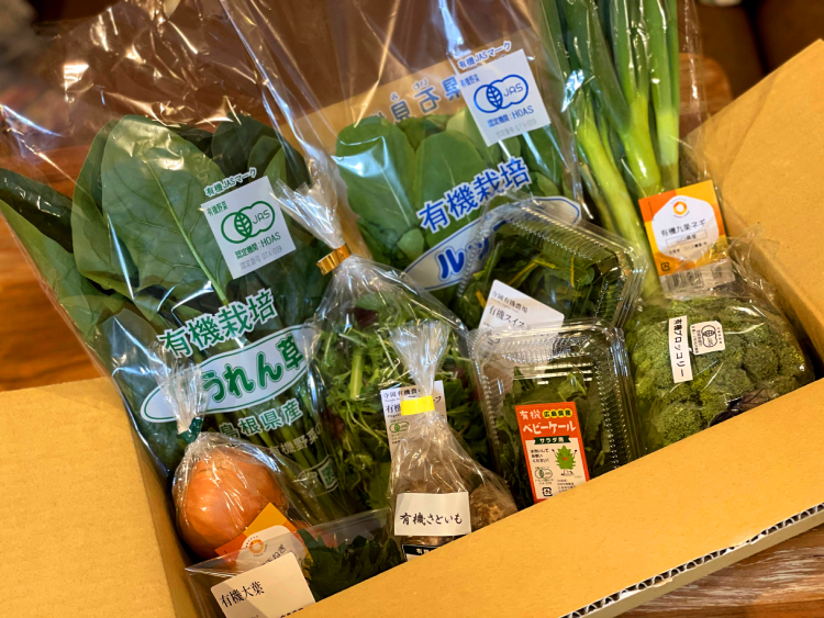 寺岡有機農場の有機野菜