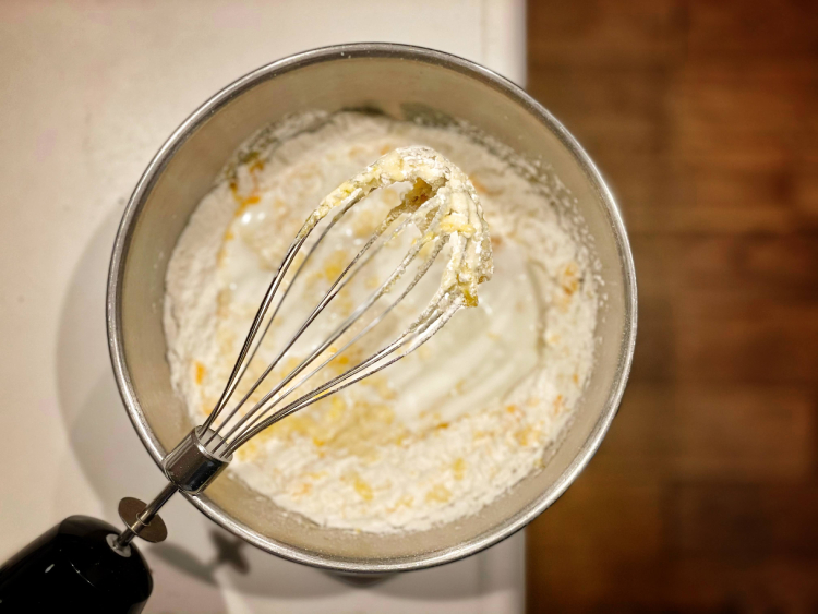 バラのりんごケーキのレシピ