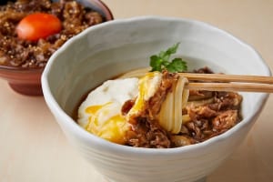 『丸亀製麺』の「神戸牛と大和芋のとろ玉うどん」-index