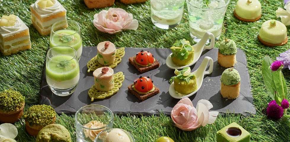 「スプリング グリーンアフタヌーンティー」【アンダーズ東京】