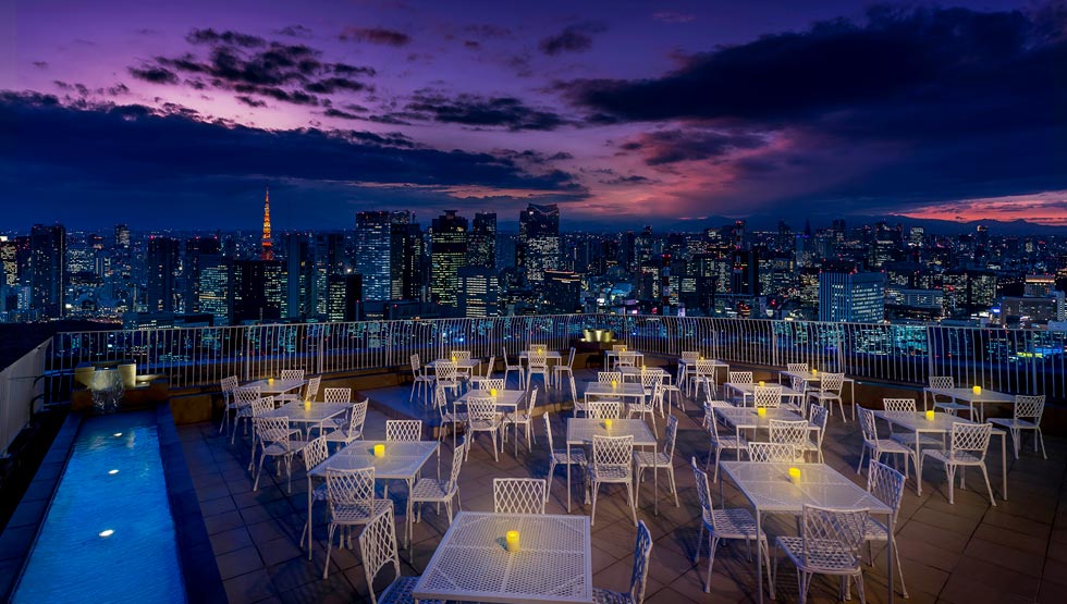 『RESTAURANT LUKE with SKY LOUNGE（レストランルーク ウィズ スカイラウンジ／築地）』の「ビアテラス」