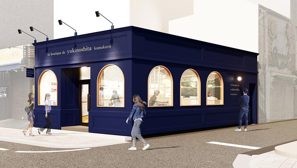 『la boutique de yukinoshita kamakura（ラ・ブティック・ドゥ・ユキノシタ・カマクラ）』の外観イメージ