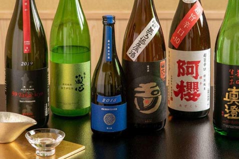 『京料理 立神』の全国から仕入れる日本酒