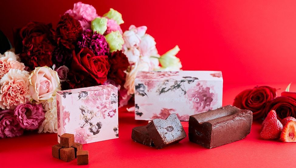 「生ガトーショコラ ROSE & STRAWBERRY」【MAISON CACAO】