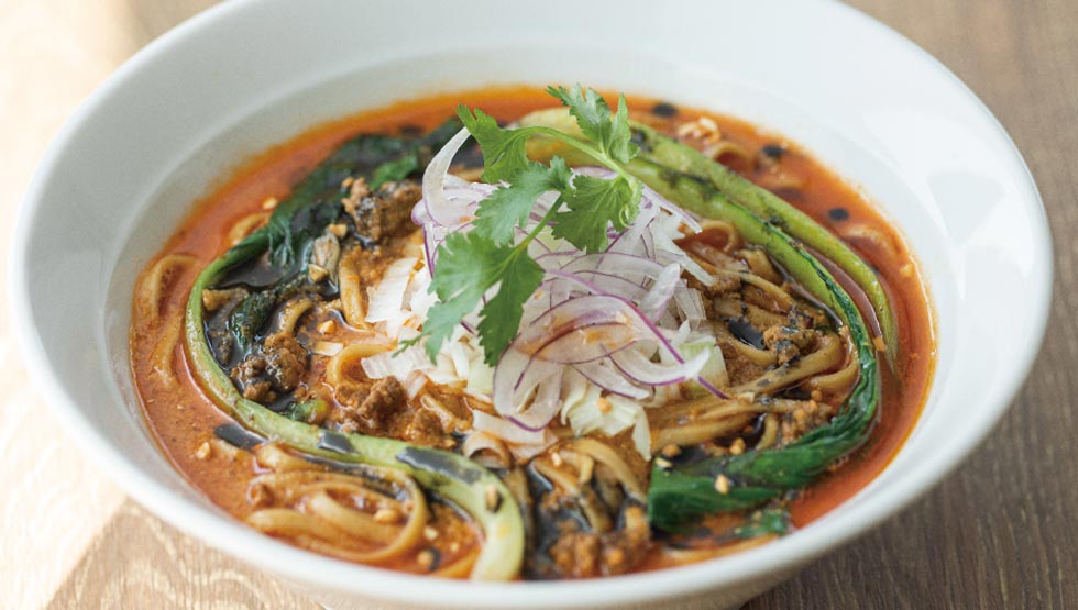 『東京ひつじ食堂 学芸大学店』の「黒ひつじ担々麺」