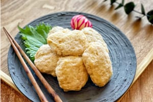 「レンジで作る簡単豆腐ハンバーグ」のレシピ