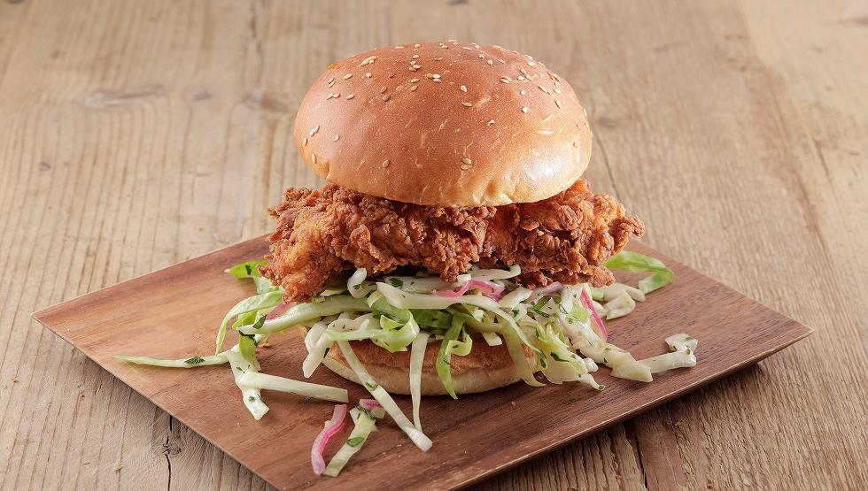 「バターミルクフライドチキンバーガー」
