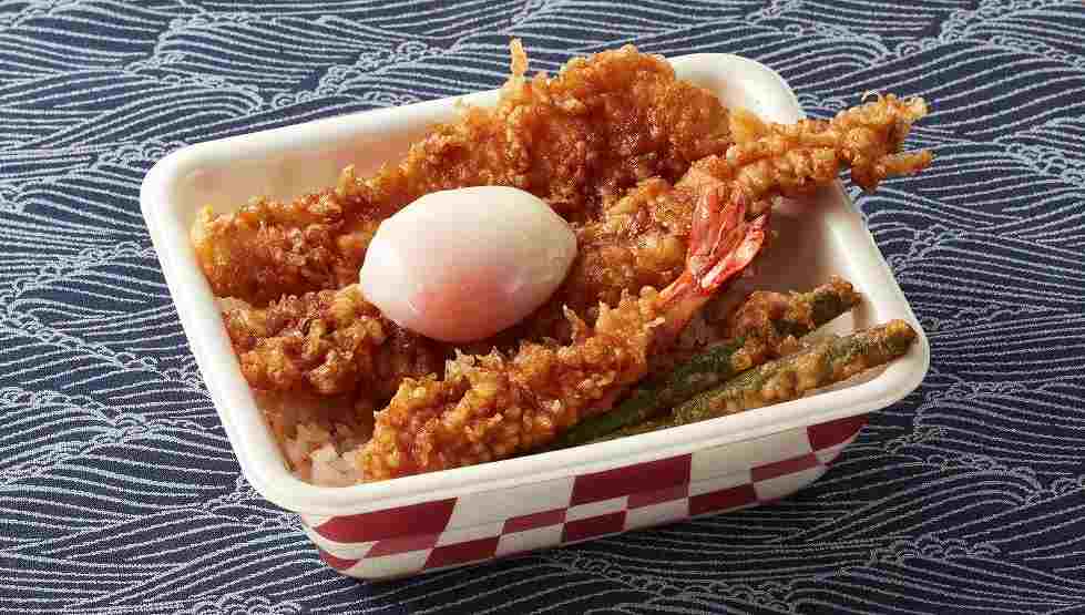 【テイクアウト】「たれづけ大江戸天丼弁当　半熟玉子付き」
