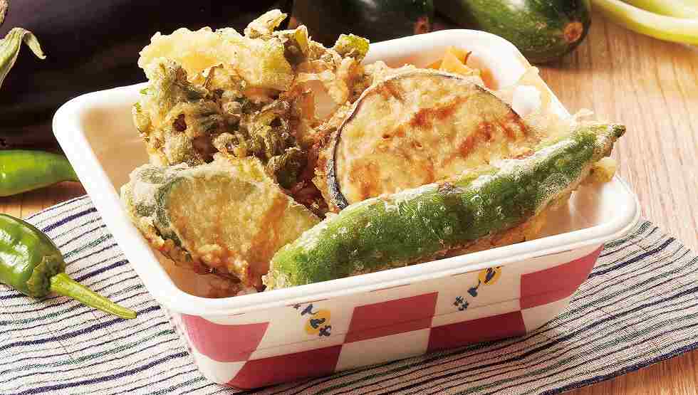 【テイクアウト】「国産夏野菜の天ぷら盛合わせ」