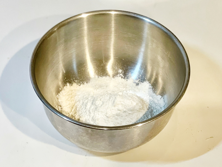 米粉とブルーベリージャムの即席パウンドケーキレシピ