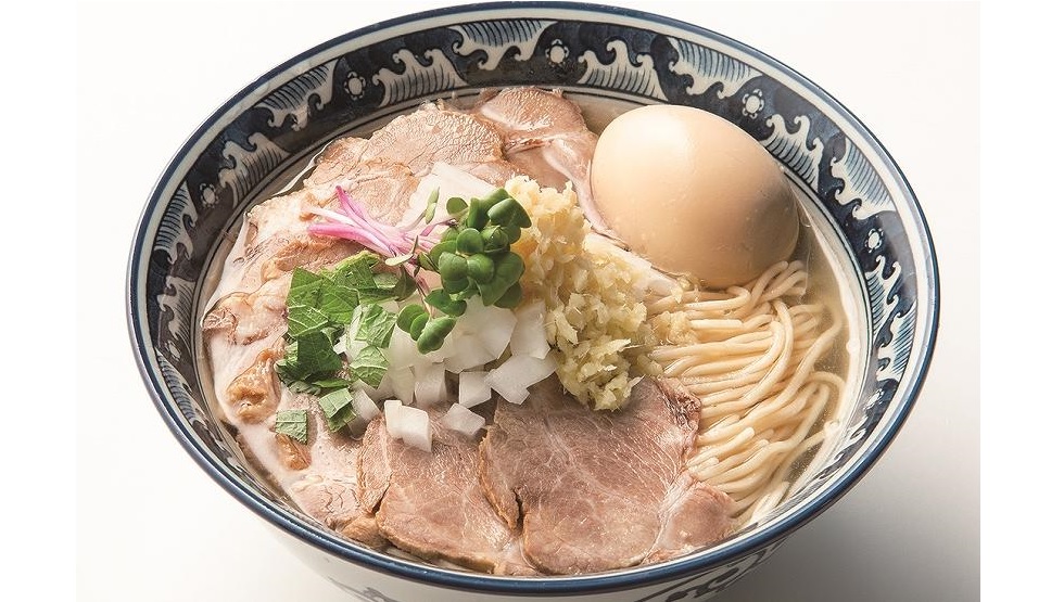 「粗ずり生姜の冷やし塩らーめん」