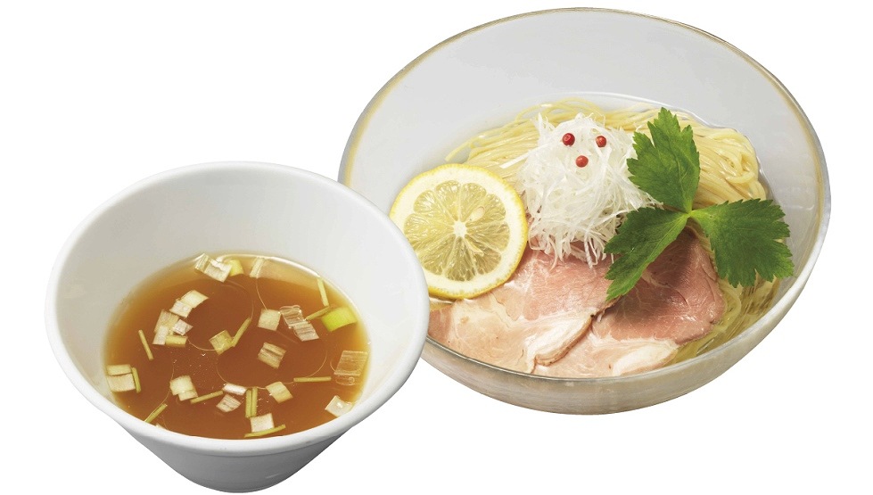 「しじみ貝の冷たい昆布水つけ麺」