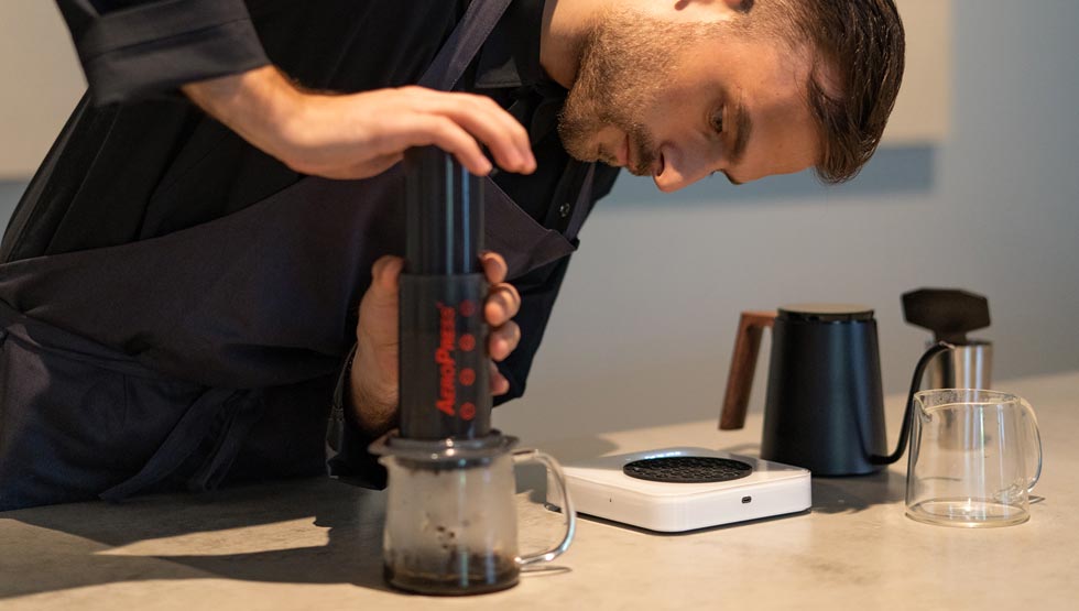 『OGAWA COFFEE LABORATORY』のバリスタ