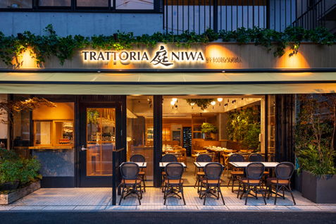 「TRATTORIA 庭 BY FARM AKIRA」店内イメージ