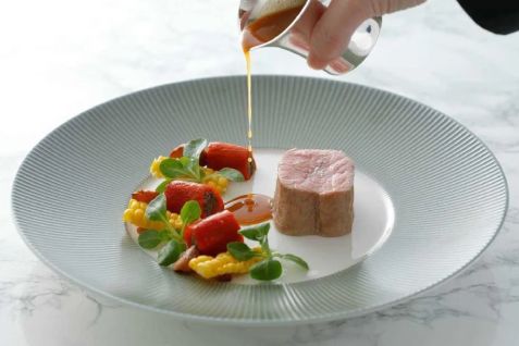 Dominique Bouchet Kyoto 「Le RESTAURANT」の料理例