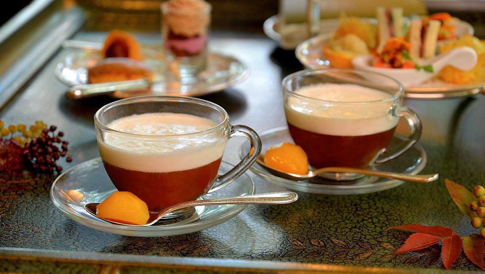「マロンアイリッシュコーヒー」風に仕上げたカクテル