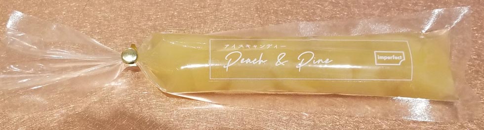 『imperfect（インパーフェクト）』の「アイスキャンディー／ピーチ＆パイン」