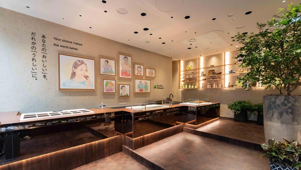『imperfect（インパーフェクト）』の店内