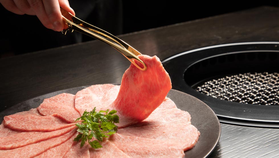 『焼肉 牛印』の「焼肉」