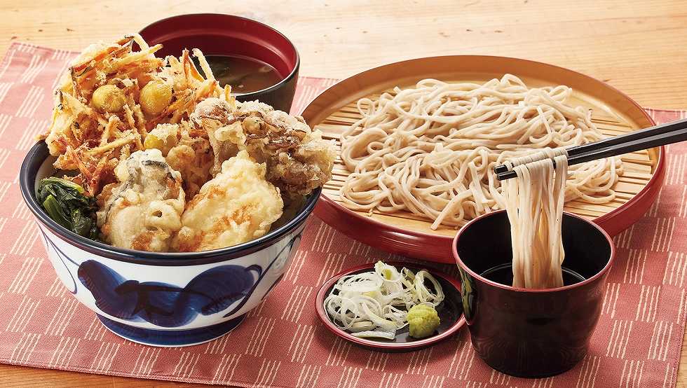 「国産秋天丼サービスセット」