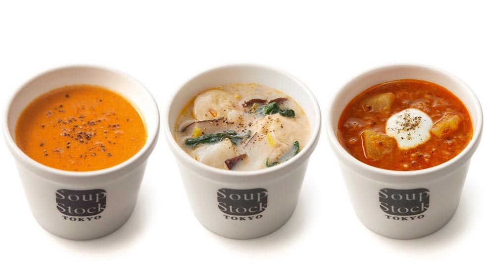 『Soup Stock Tokyo』の「もったいない食材」からつくる3種類のスープ
