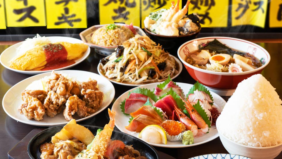 『定食のまる大』のメニュー